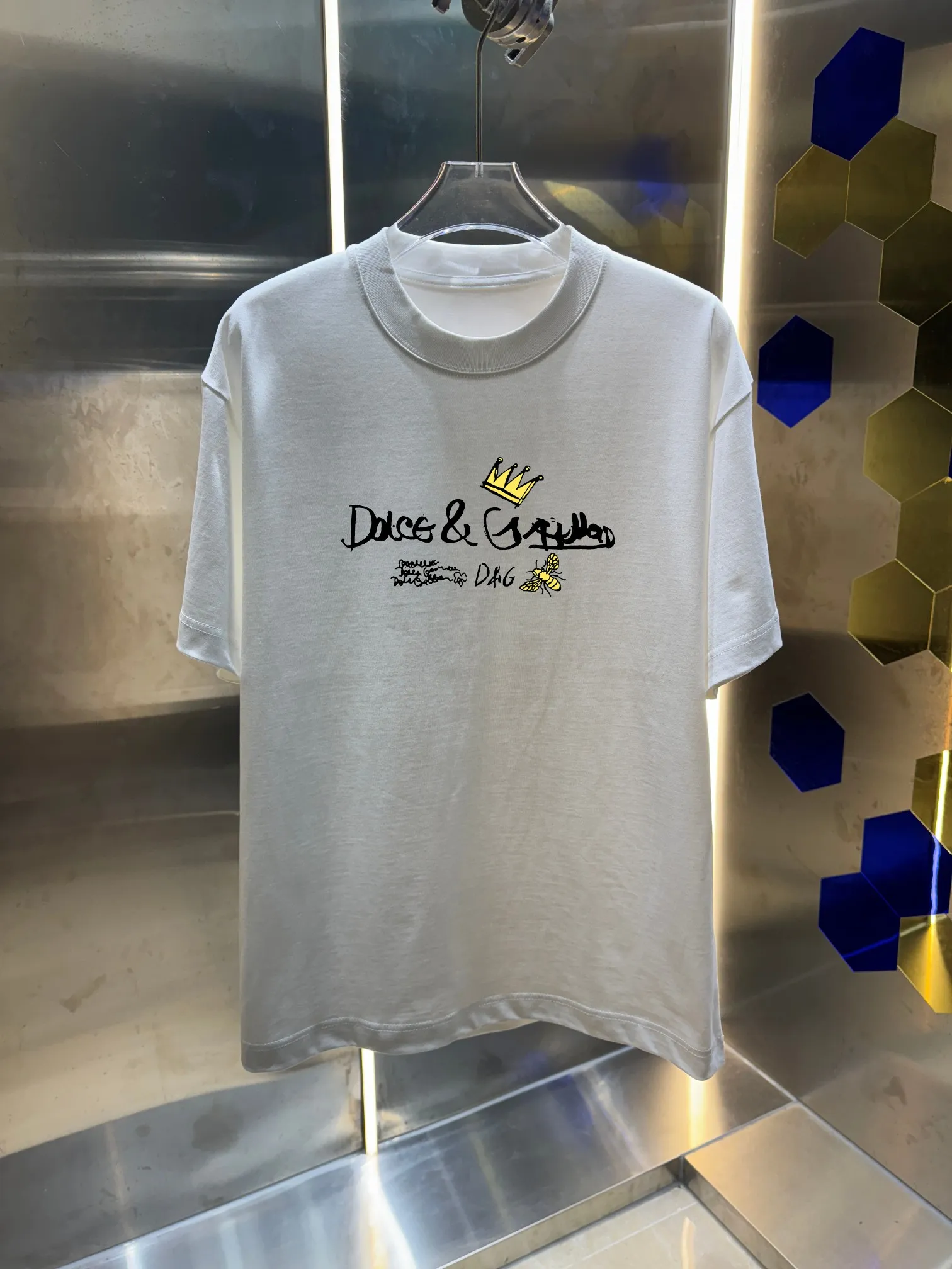DG/ 2025ss Logo Versatile T Same Style ：Black White Green Purple Size: S M L XL XXL